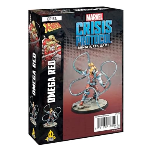 Atomic Mass Games , Marvel Crisis Protocol: Character Pack: Omega Red, Miniatures Game, Ages 10+, 2+ Players, 45 Minutes Playing Time