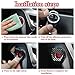 Carbon Fiber Engine Start/Stop Button Cover, Zinc alloy Car Power Control Trim, Anti-Scratch Car Button Decoration Ring, Push Start Button Ignition Protective Cover Universal for Cars (Carbon Fibre)