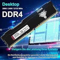 Yongxinsheng DDR4 2666MHz 8GB Desktop RAM PC4-21300 UDIMM Non-ECC Unbuffered 1.2V 288-Pin CL19 PC Computer Memory Upgrade Module Arbeitsspeicher – Ansicht 3