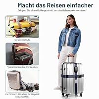 travel inspira Kreuz Koffergurt mit Zahlenschloss mit TSA und Namensschild – Ansicht 7