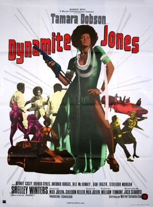 Affiche originale Dynamite Jones 1976 Tamara Dobson rareté de collection entoilable