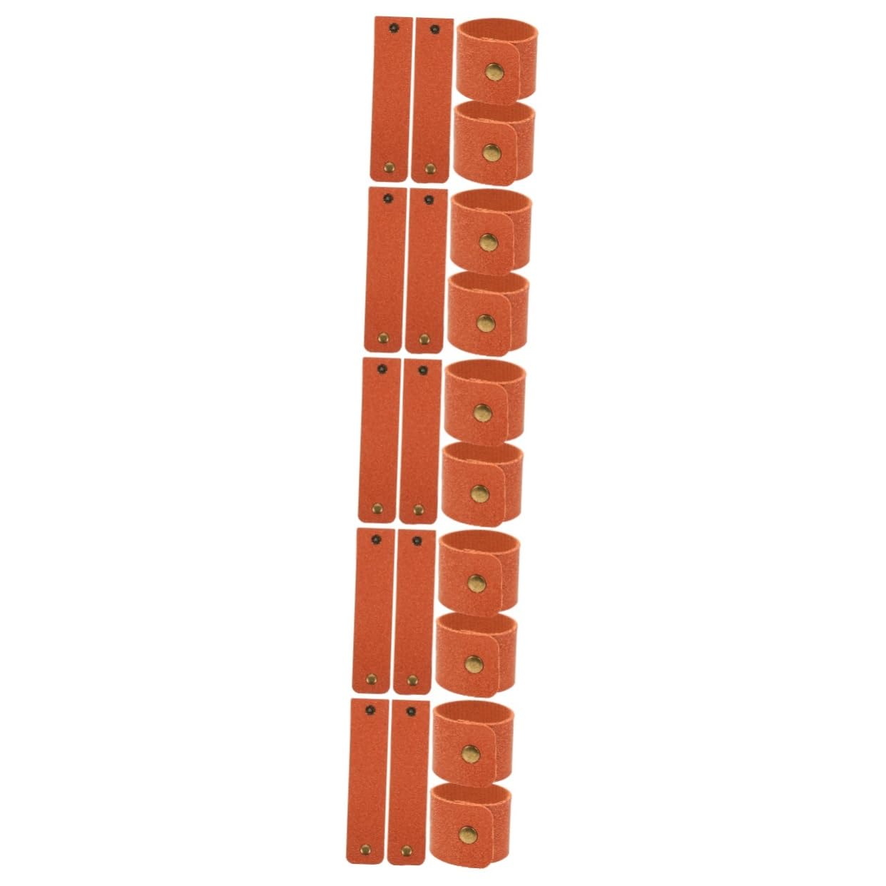 Amosfun 20 Pz Portatovaglioli in Pelle Portatovaglioli Da Tavola Decori Da Tavola Portatovaglioli Da Tavolo Da Pranzo Portatovagliolo Fattoria Anello Decorativo Tovagliolo Brown