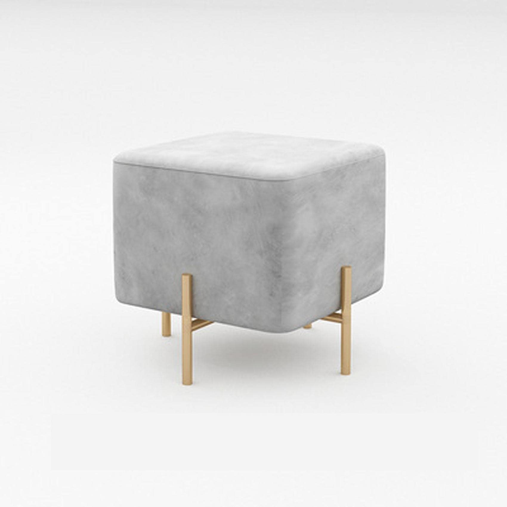 Pouf repose-pieds en velours pour soulager vos jambes et embellir l'entrée