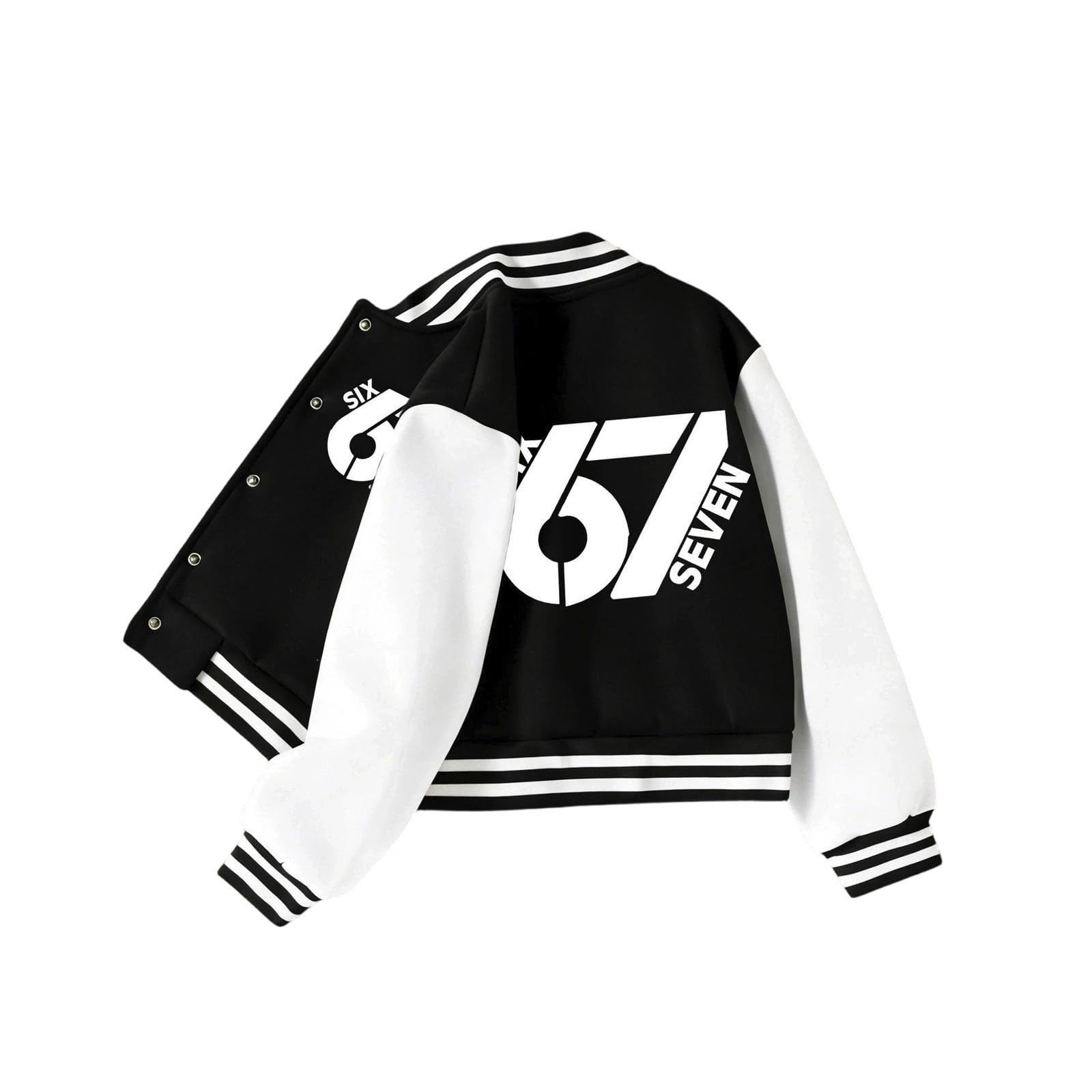 Genérico Chaqueta Universitaria NiñA,Chaqueta De BéIsbol Con Estampados Para NiñOs Y NiñAs Ligera Y Elegante Ideal Para Jugar De Forma Informal