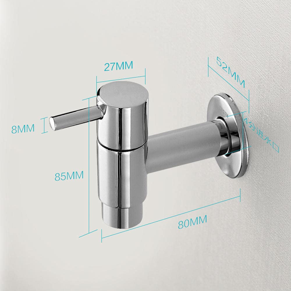 Einhebelmischer für die Wand, Kaltwasser, Badezimmer, WC, Waschbecken, Badewanne, Messing, Wasserhähne