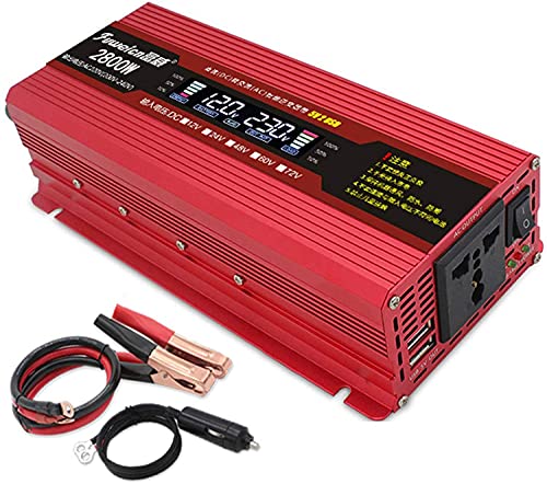 Convertisseur de tension 220V 230V pur sinus avec prise pour recharger votre caméra de voyage