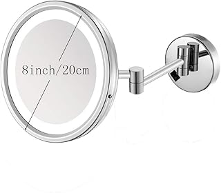 Espejo de tocador de maquillaje LED, espejo d...