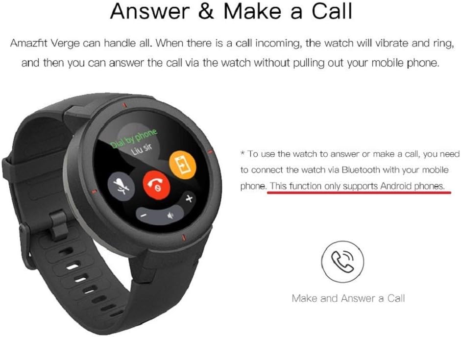 amazfit verge conecta com iphone