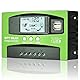Depvko 100A MPPT Solarladeregler, 12V/24V Solar Laderegler Auto Tracking Solarpanel Regler mit LCD Display Dual USB Anschluss, Timer-Einstellung für Gel-versiegelte Flut- und Li-Batterien (Grün)