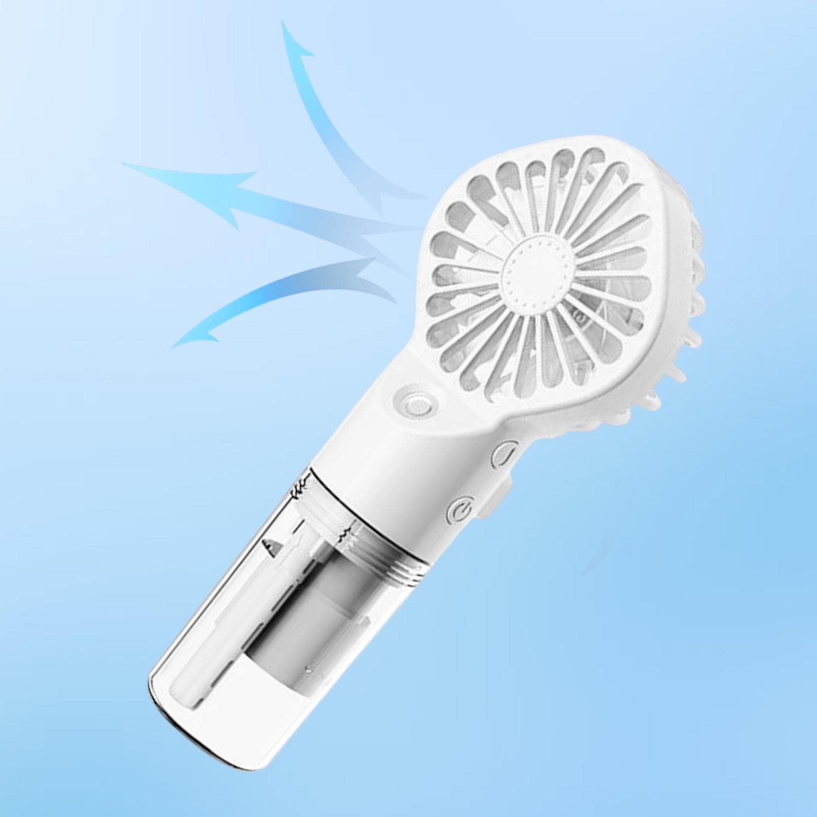 Ventilateur De Brumisation Portable Rose - Mini Brumisateur USB 4 Vitesses Rechargeable