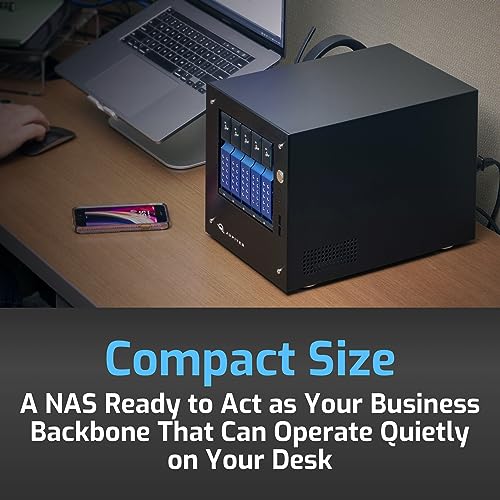 Image of OWC 80TB Jupiter mini 5-Bay Desktop NAS System with Intel Xeon Up to 2.7Ghz, 32GB Memory, Double 10GbE, TrueNAS Scale OS