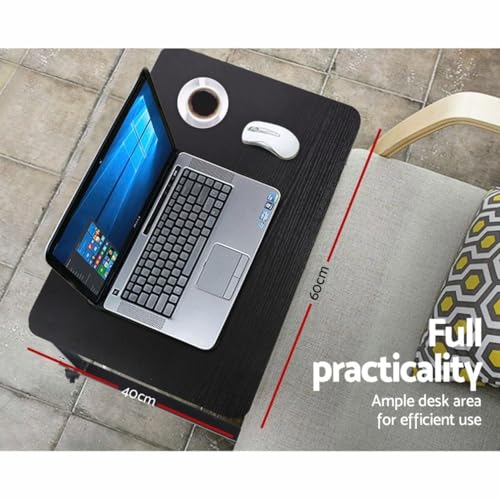 Image of Multi-Purpose Sofa Side Height-Adjustable Laptop Table with Docking for Tablet, Study Table, Portable, Ideal for Work from Home, DIY Table, Easy to Assemble kids&adults