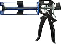 Vista 3 de Pistola aplicadora de doble cartucho 1:1 y 2:1 de 6.8 fl oz para dispensar adhesivo de enlace de panel, rellenos, epoxi estructural, epoxi