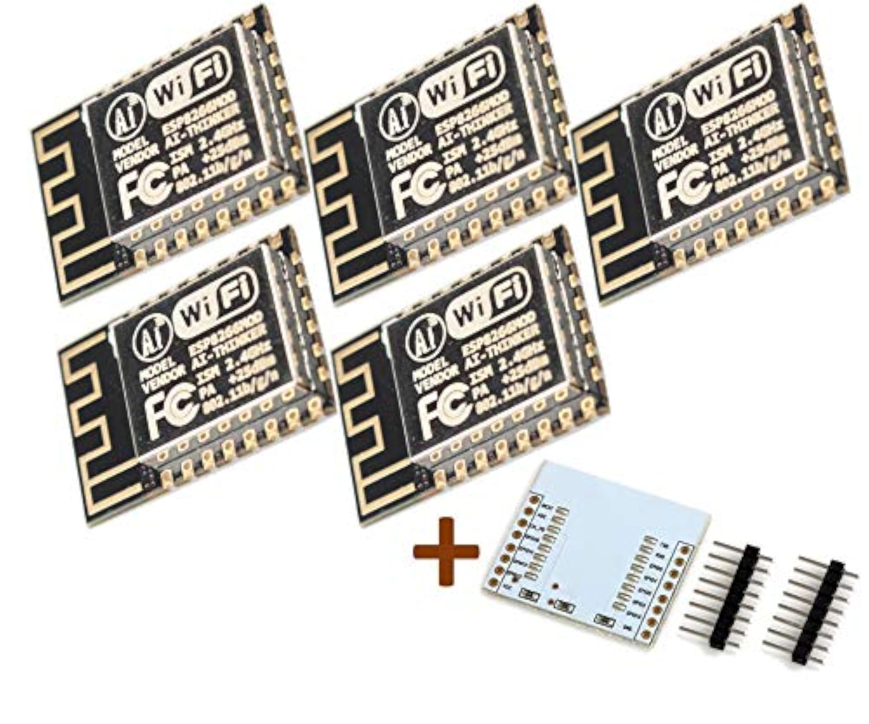 5pcs ESP ESP8266 Serial WiFi Transceiver Module (ESP12F)
