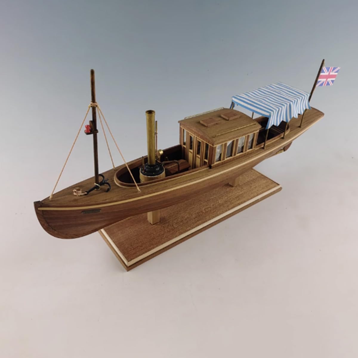 Schiff 3D Holzpuzzle Erwachsene, 1/26 Dampfschiff 3D Holz Modell Bausatz, 3D Holzpuzzle Segelschiff Steampunk Schiff 3D Puzzle Holz, Handwerk Spielzeug Geschenk -KIT