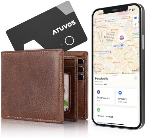 Carte Traceur Bluetooth Pour Portefeuille - Compatible Android (Google Find My) - Son 100 DB, étanche IP68