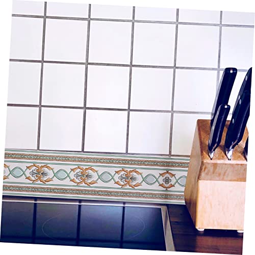 Hemobllo Adesivos De Parede Removíveis 1 Rolo Adesivo De De Azulejo Decalque De De Parede Decoração