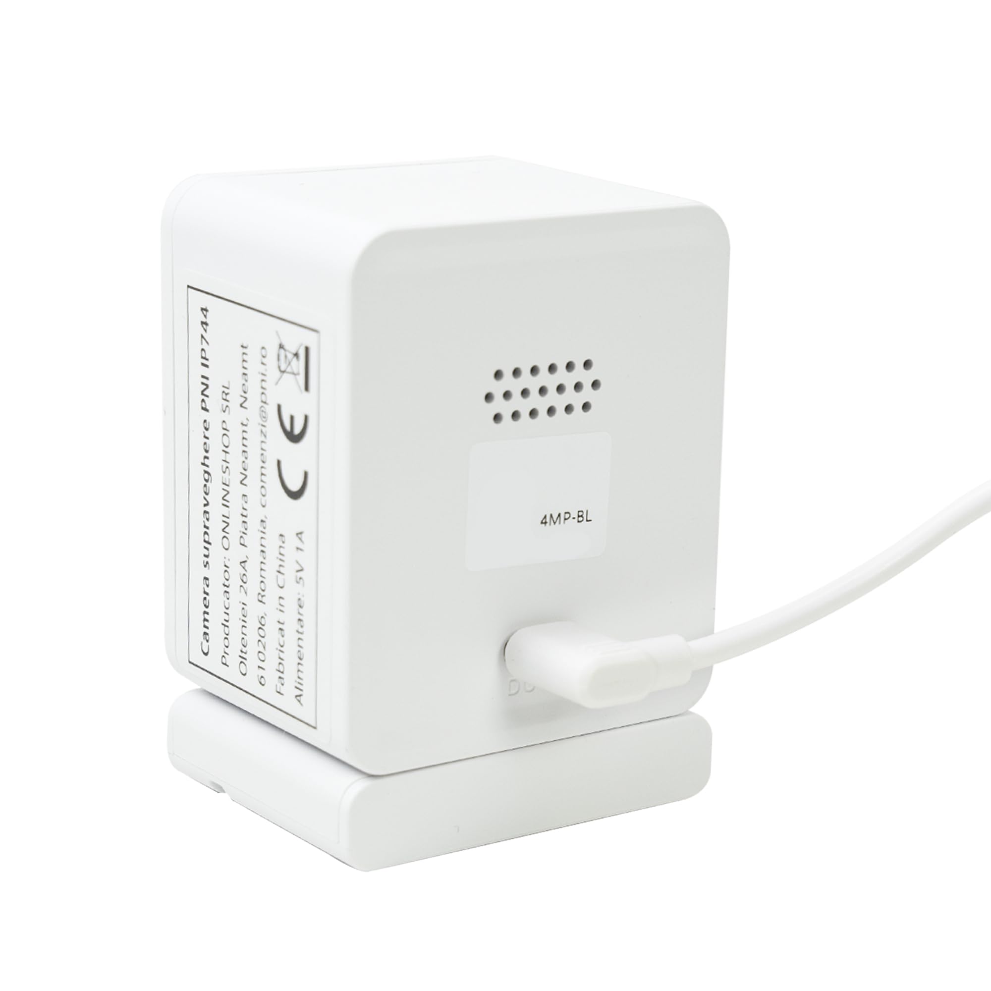 Paquete de cámara de videovigilancia PNI IP744 de 4MP con IP, detección de Movimiento + Tarjeta de Memoria MicroSD PNI de 128GB con Adaptador SD