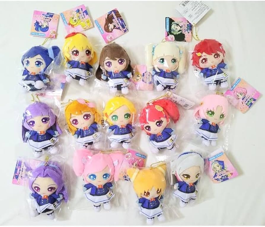 新品 アイカツ！ おすわりボールチェーンマスコット 全18種セット