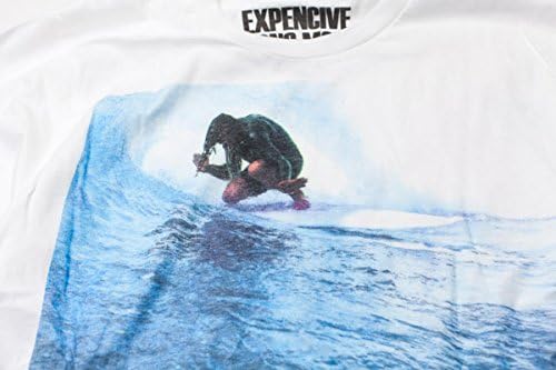 Amazon Expencive Porno Movie Surf Tee エクスペンシブ ポルノ ムービー サーフティー S ホワイト Tシャツ カットソー 通販