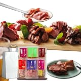 Butz Delicatessen （おつまみギフトボックス ギフト箱入り包装） 6品セット おつまみ 砂肝 合鴨 牛タン ローストビーフ 燻製 肉 お取り寄せ 国産 おしゃれ グルメ 冷蔵 化粧箱入り 内祝い お祝い 誕生日 贈り物 プレゼント 個包装 3000円 お中元 (手土産用（手提袋付き）)