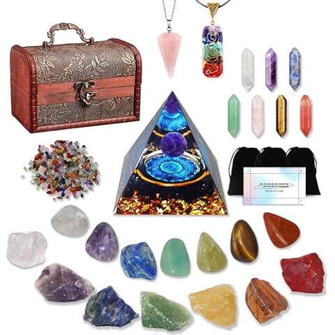 29pcs Healing Crystals and Gemstones Set Cover