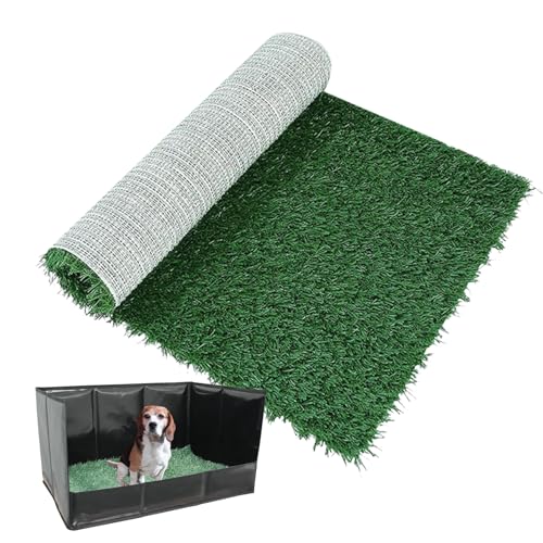 Outdoor Dog Pee Grass Pad,Artificial Puppy Potty Training Supplies,Puppy Fake Turf Pad | for Pet Parents Busy Professionals Home Office Apartment Bedroom Living Room Study Garden Balcony