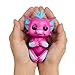 Fingerlings - Glitter Dragon - Sandy (Pink with Blue) - Interactive Baby Collectible Pet - By WowWee