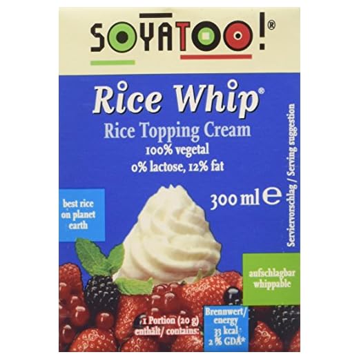 Soyatoo Panna di Riso da Montare - 300 gr - [confezione da 10]