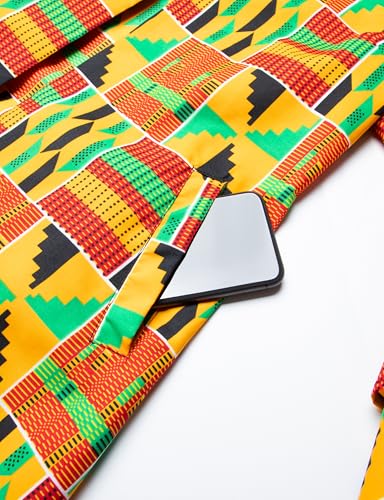 Image of SHENBOLEN Women African Print Jacket Dashiki Traditional Top Dress