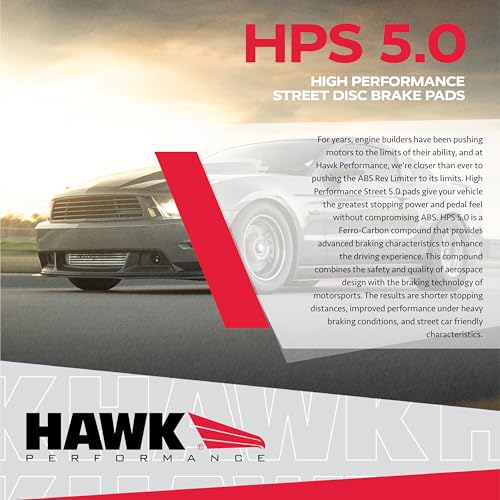 Hawk Performance HB616B.607 HPS 5.0 Street Brake Pads by HAWK PERFORMANCE - Image 5