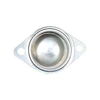 Vista 5 de 5 unidades de rodillos de transferencia de bolas de acero al carbono, unidad de transferencia de bolas redondas, ruedas universales