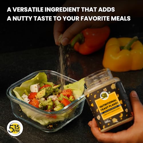 5:15 PM Nutritional Yeast Flakes Unfortified 100g | Nutritional Yeast Powder | Non-Fortified Flakes | Nutty & Cheesy Flavour Seasoning