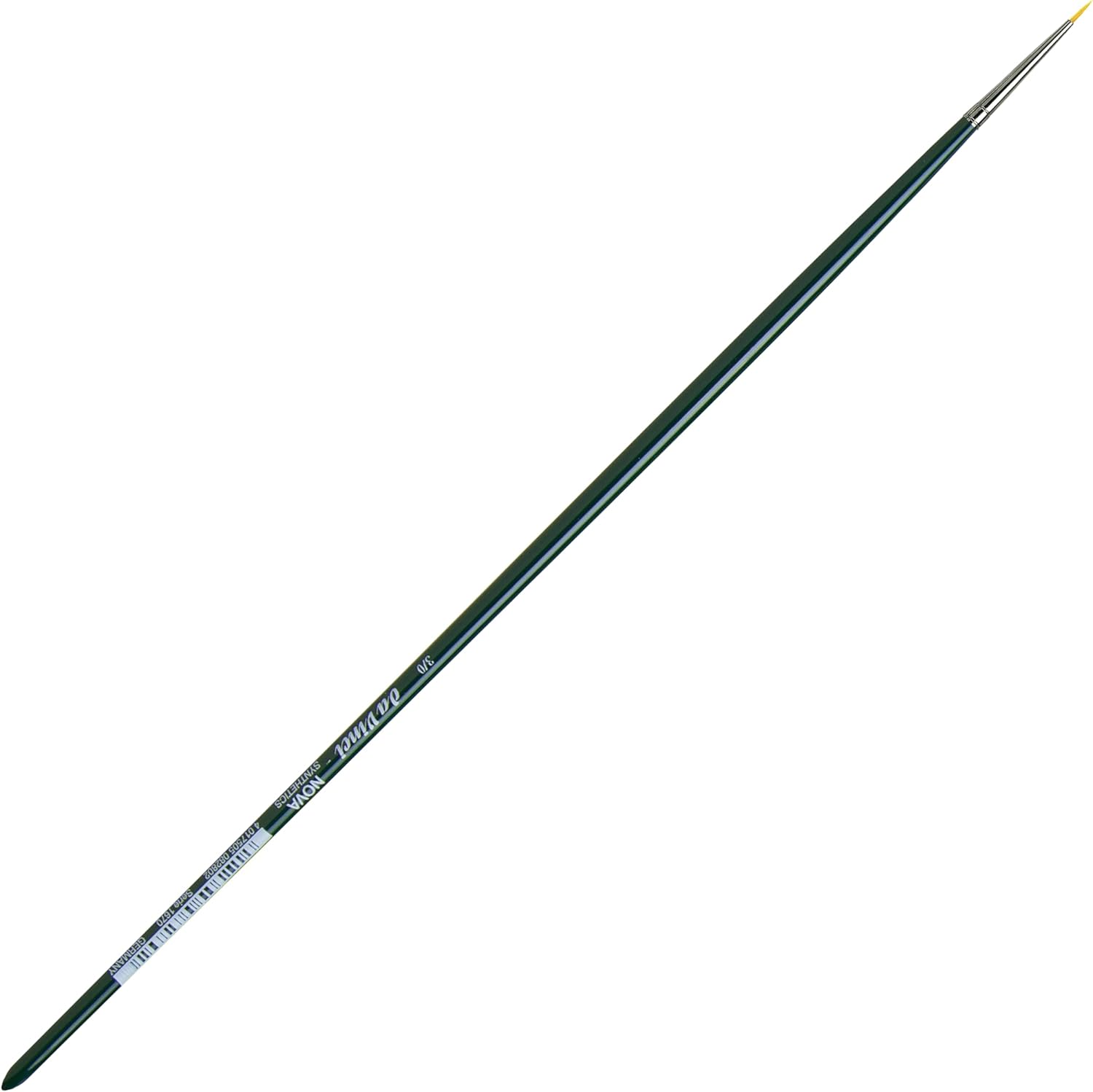 da Vinci Nova Series 1670 Oil Painting Brush, Round Synthetic, Size 3/0 (1670-3/0)