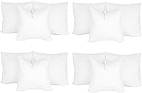 Vista 14 de Hometex Canada Relleno de almohada de 12 x 18 pulgadas de plumón sintético con funda de algodón 100% de forma decorativa alternativa sintética