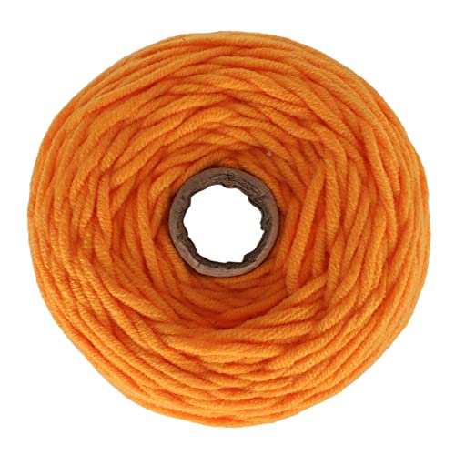 Hilo de alfombra naranja para decorar el hogar mediante tejido de accesorios y cojines 3