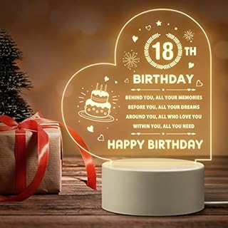 50th Golden Wedding Anniversary Romantic Gifts for Wife Husband Parents Couple, 50 Years Wedding Anniversary Night Light Gifts for Her Him, Personalised LED Heart-Shaped Bedside Lamp Present for Wife