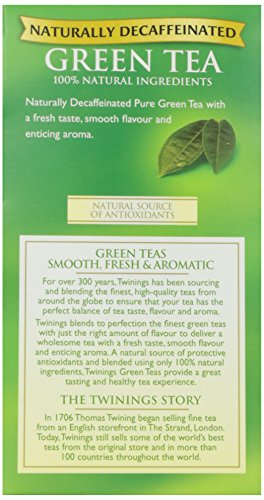 Twinings Tea Green Tea, Decaf, 20 Ct #TOP4