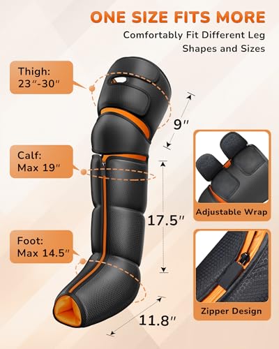 The 11 Best Calf Massager for Circulation and Pain Relief: Doctor-Approved Picks That Actually Work (2026) 2 JZBRAIN Leg Massager with Heat and Compression : Foot and Calf Massager for Circulation and Pain Relief, Sequential Compression Boots with 6 Modes, 9 Intensity, 3 Heat - Gifts for Mom, Dad, Him, Her
