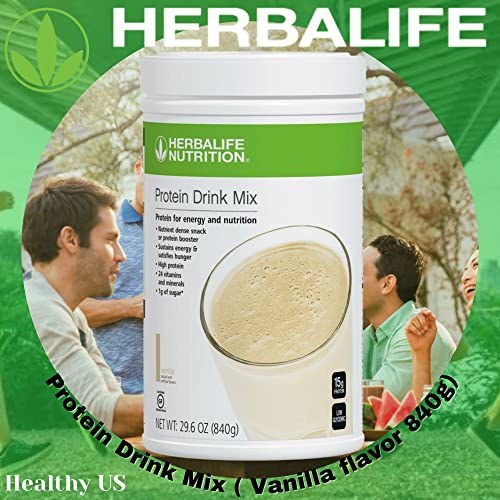herbalife herbalife protein drink mix vanilla flavor 840g nutrient dense healthy snack protein