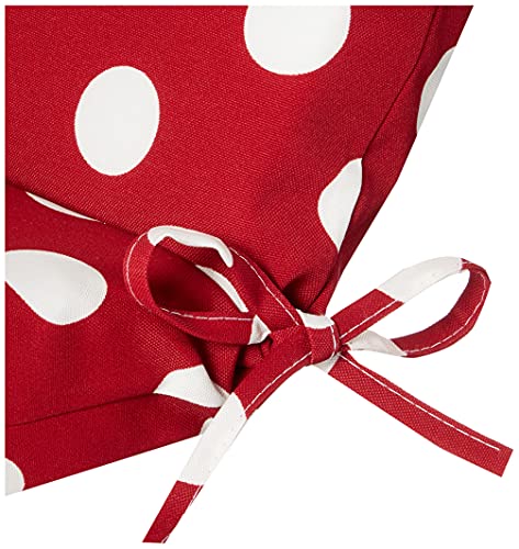 Pillow Perfect - 385389 Outdoor/Indoor Polka Dot Chaise Lounge Cushion, 72.5 In. L X 21 In. W X 3 In. D, Red #TOP19