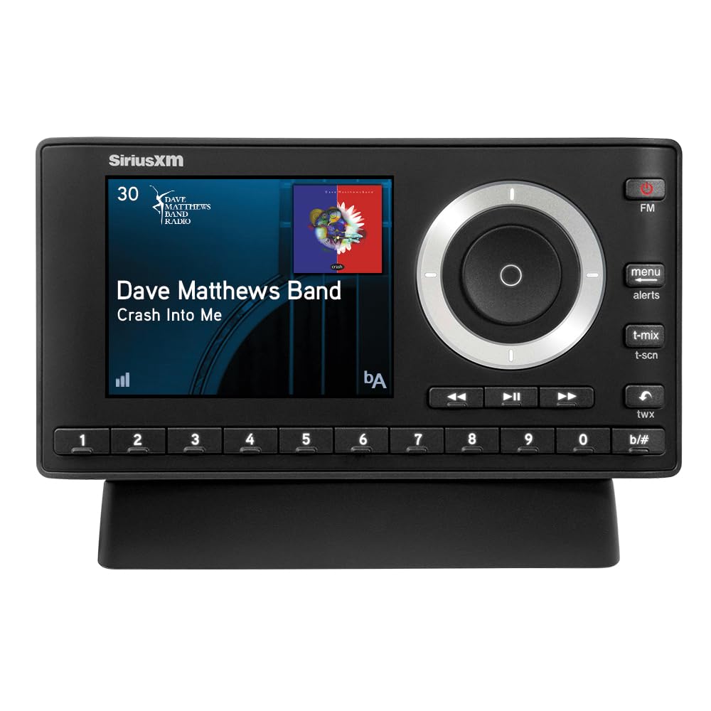 SiriusXM SXPL1H1 Onyx Plus Satellite Radio with Home Kit – Hear SiriusXM on Your Home Stereo or Powered Speakers