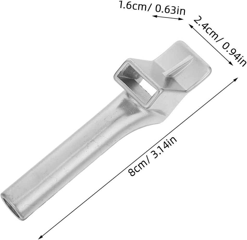 Hot Air Welder Nozzle: Replacement High Speed Stainless Steel Welding Tip 5x14mm/2x5.5Inch Rectangular Feeding Hole for Industrial & Workshop Use