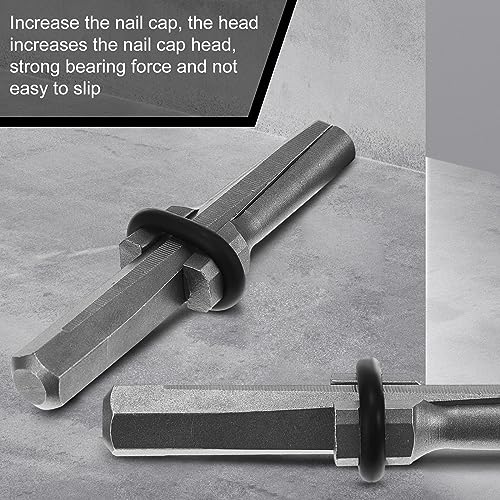 Image of Gisafai 16 Pcs Rock Splitting Wedges, 5 /8'' Wedge and Feather Shims, Heavy Duty Chisel and Feather Stone Splitting Tools Rock Hounding Equipment for Marble Rocks Concrete Granite