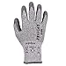 Ergodyne unisex adult Cut-resistant - A3, 13g ANSI A3 PU Coated CR Gloves, Gray, Large US