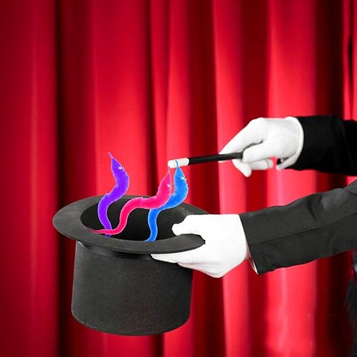 Miniatura 5 de Shyflpopo 72 gusanos mágicos, gusanos retorcidos, gusanos ondulados, gusanos peludos en una cuerda a granel para carnaval, recuerdos de fiesta