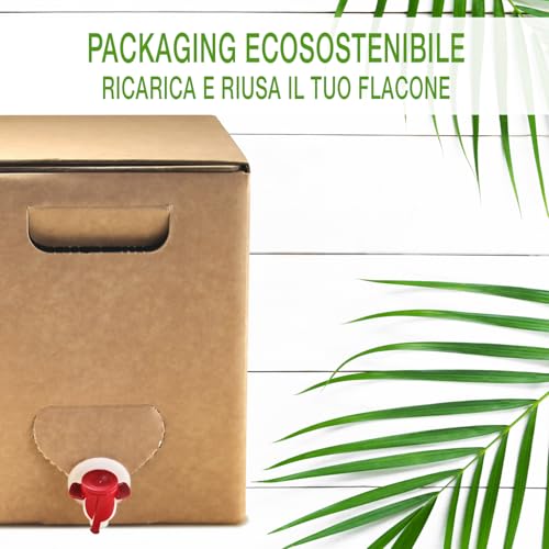 Eko Detersivo Lavatrice Lana E Delicati Alla Spina 10Kg, Profumo Floreale, Ecologico - Bag In Box - 6