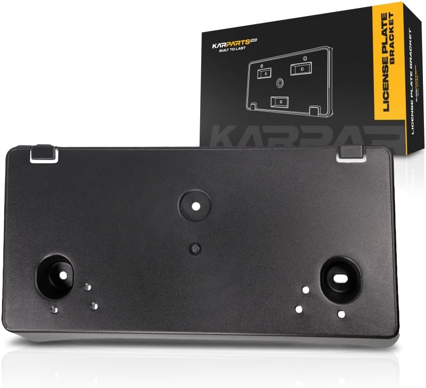 for Ford Expedition 2018 2019 2020 2021 License Plate Bracket | Front | Plastic | Replacement for FO1068175 | JL1Z17A385AA