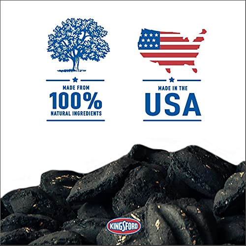 Kingsford 32079 Original Charcoal Briquettes With Hickory, 8 Lb, Black #TOP7