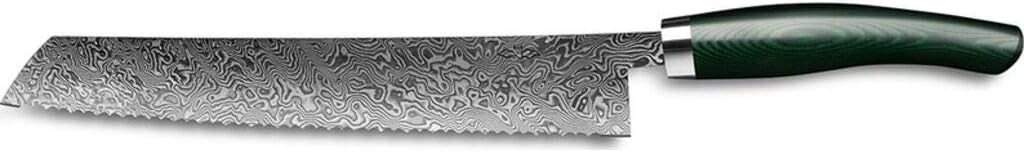 Nesmuk Exklusiv Bread Knife 270 MM - Micarta Green